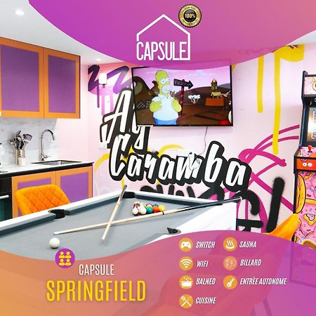 Capsule Springfield - Balneo -Sauna - Billard Douai Luaran gambar